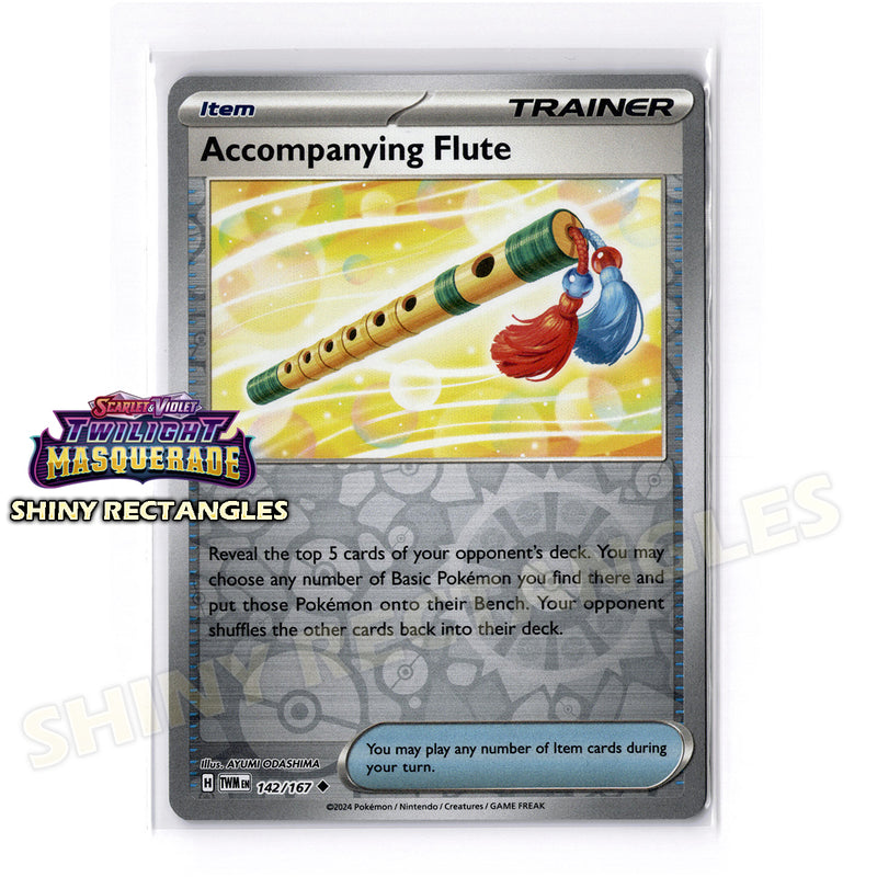 142/167 - Accompanying Flute - Reverse Holo