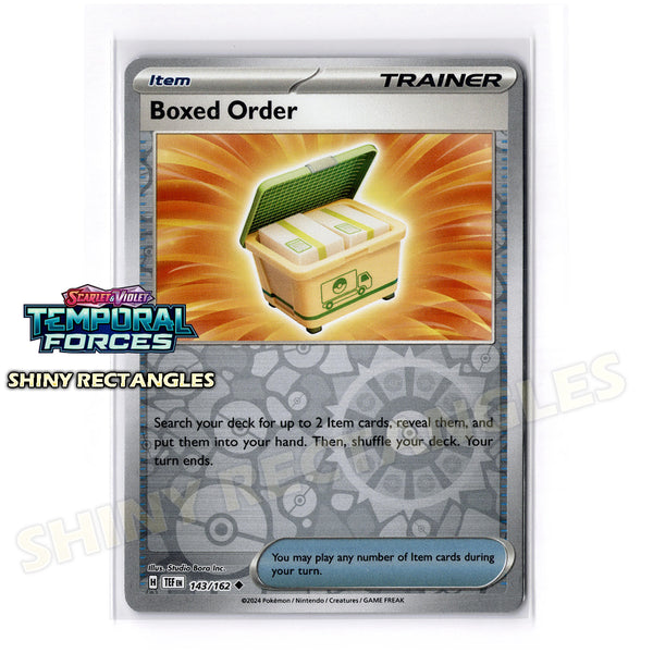 143/162 - Boxed Order - Reverse Holo