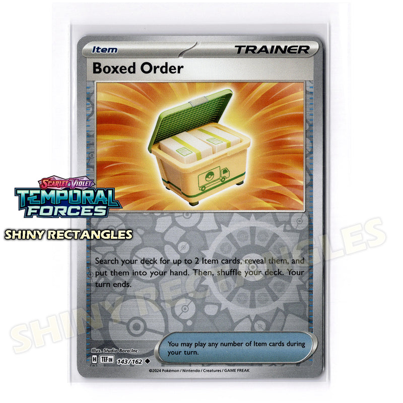 143/162 - Boxed Order - Reverse Holo