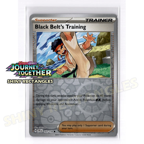 143/159 - Black Belt's Training - Reverse Holo