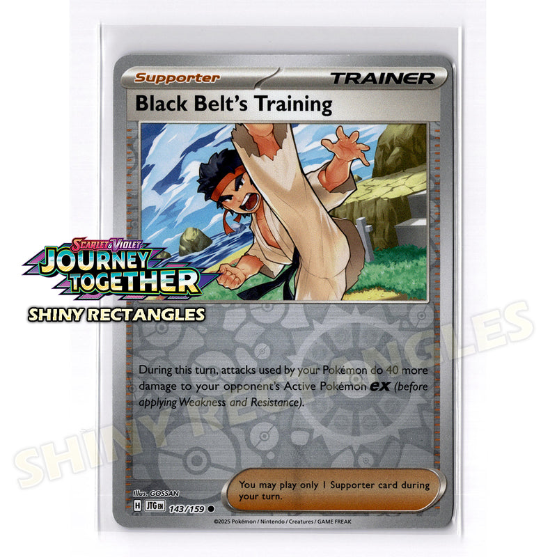 143/159 - Black Belt's Training - Reverse Holo