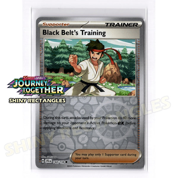 144/159 - Black Belt's Training - Reverse Holo