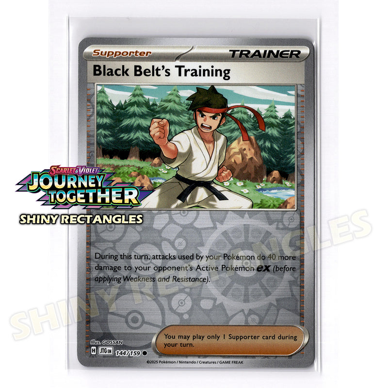 144/159 - Black Belt's Training - Reverse Holo