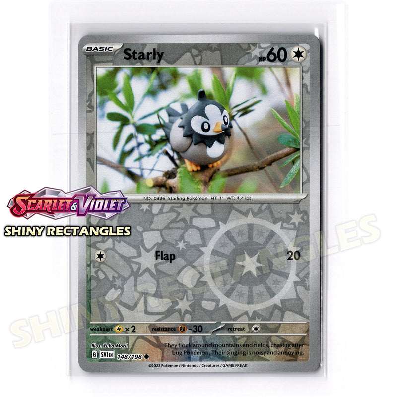 148/198 - Starly - Reverse Holo