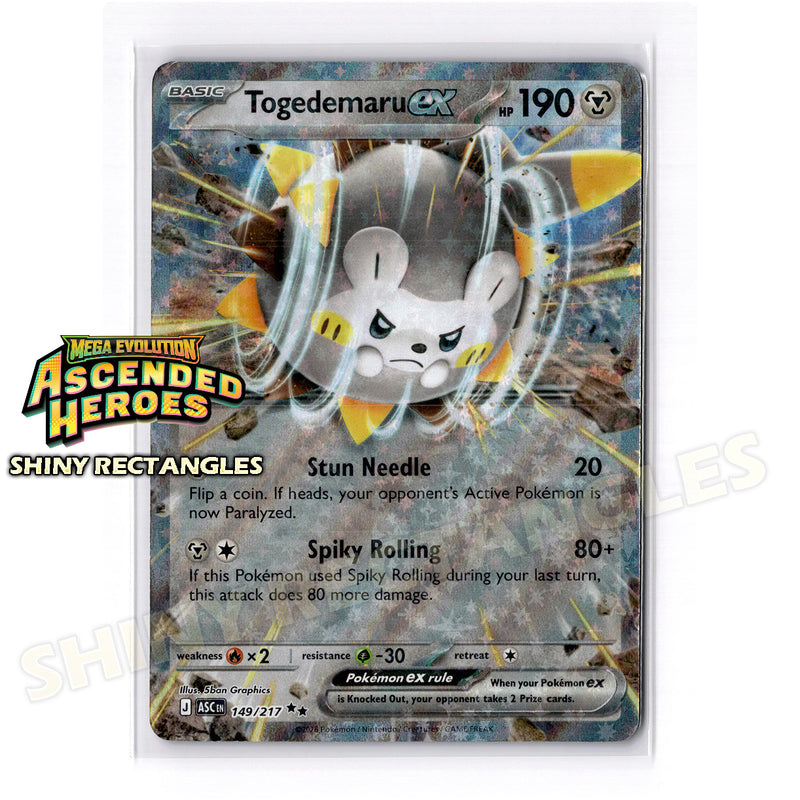 149/217 - Togedemaru EX - Holofoil