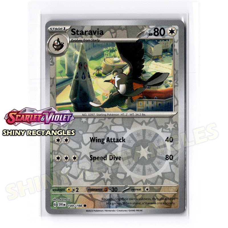 149/198 - Staravia - Reverse Holo