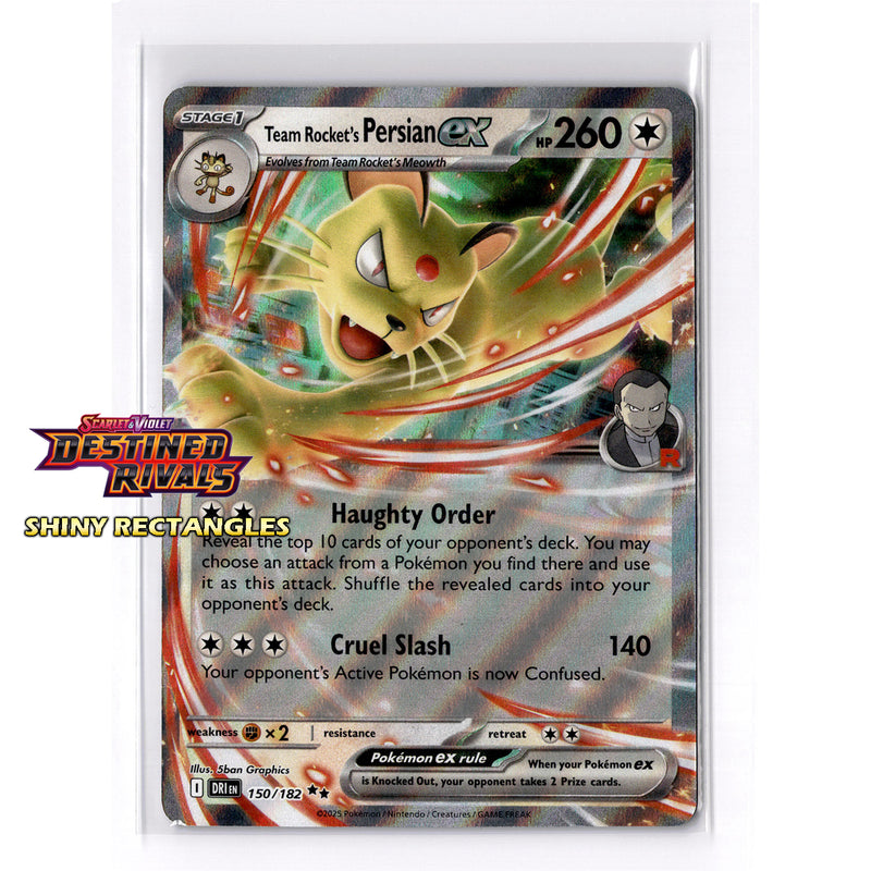 150/182 - Team Rocket's Persian EX - Holofoil