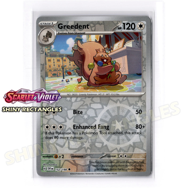 152/198 - Greedent - Reverse Holo