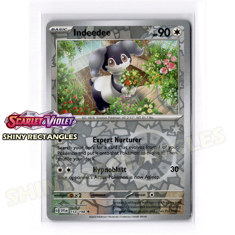 153/198 - Indeedee - Reverse Holo