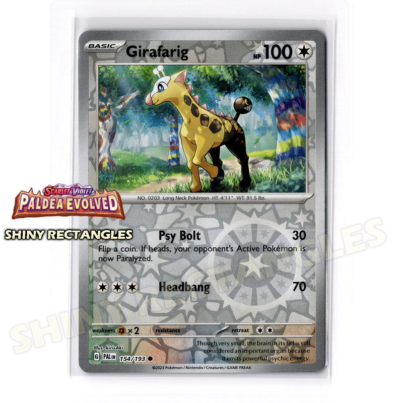 154/193 - Girafarig - Reverse Holo