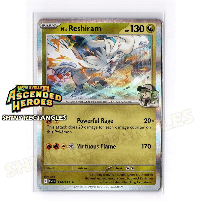 154/217 - N's Reshiram - Holofoil