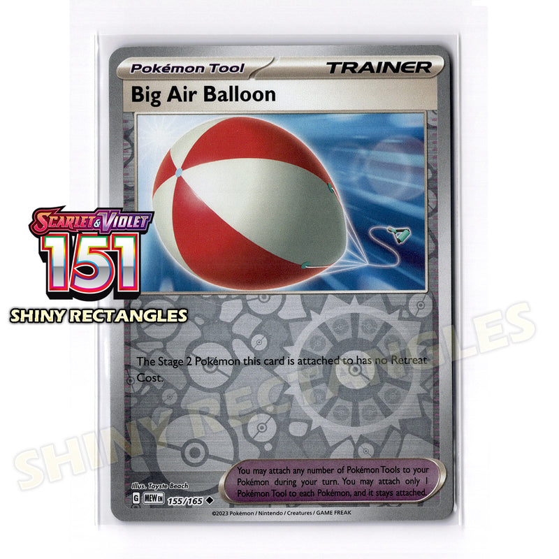 155/165 - Big Air Balloon - Reverse Holo