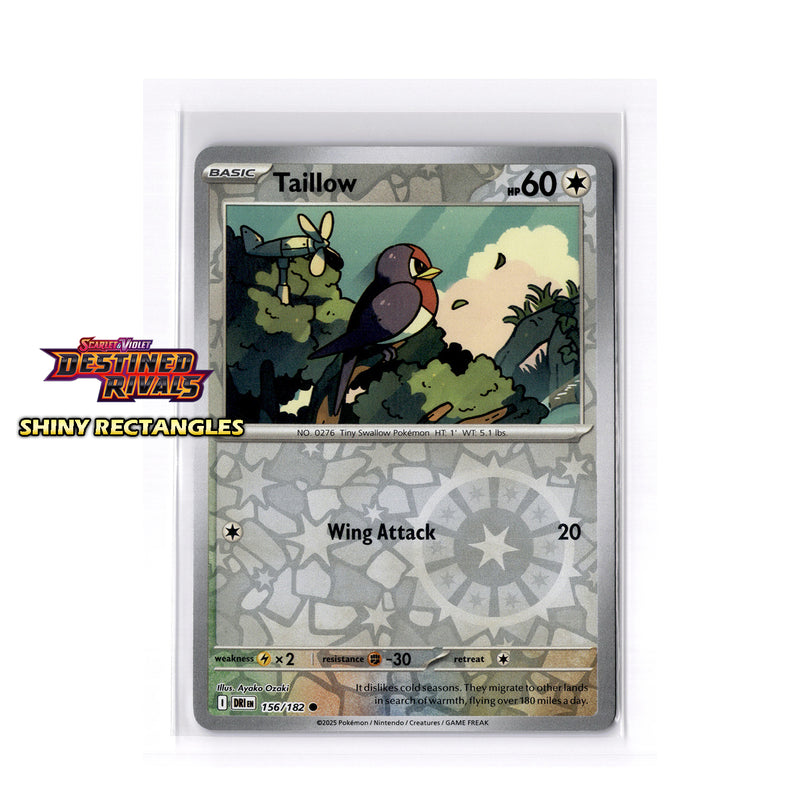156/182 - Taillow - Reverse Holo
