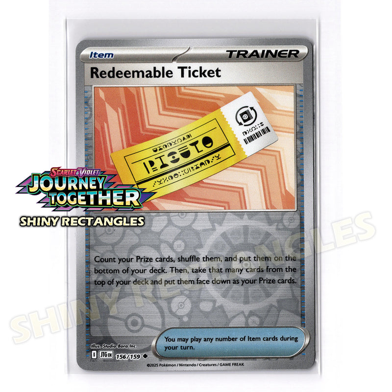 156/159 - Redeemable Ticket - Reverse Holo