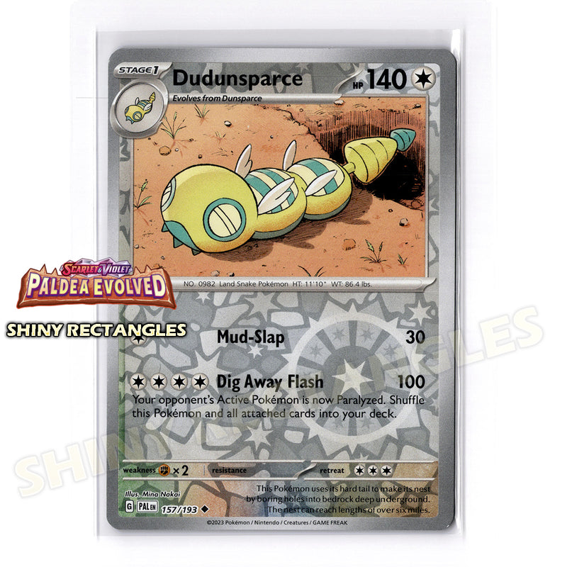 157/193 - Dudunsparce - Reverse Holo