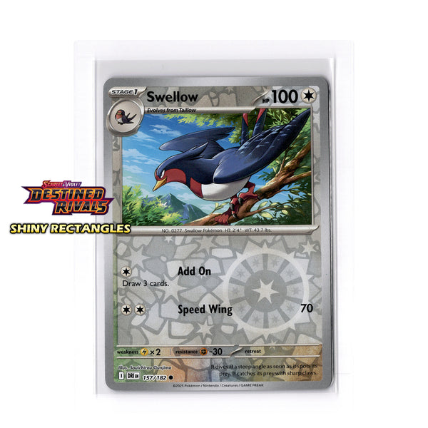 157/182 - Swellow - Reverse Holo