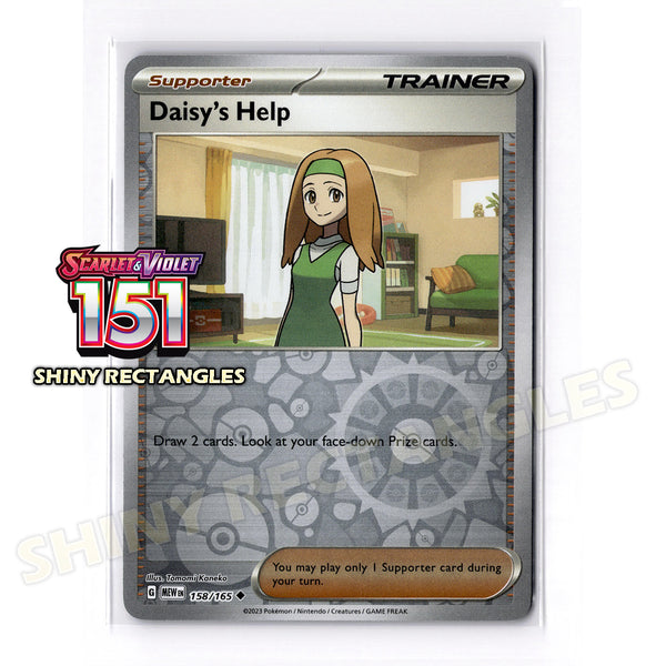 158/165 - Daisy's Help - Reverse Holo