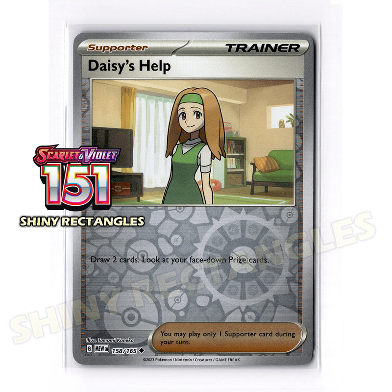 158/165 - Daisy's Help - Reverse Holo
