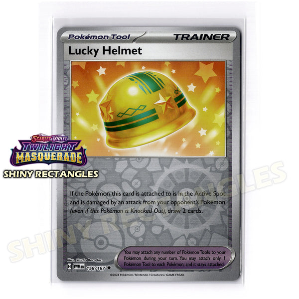 158/167 - Lucky Helmet - Reverse Holo
