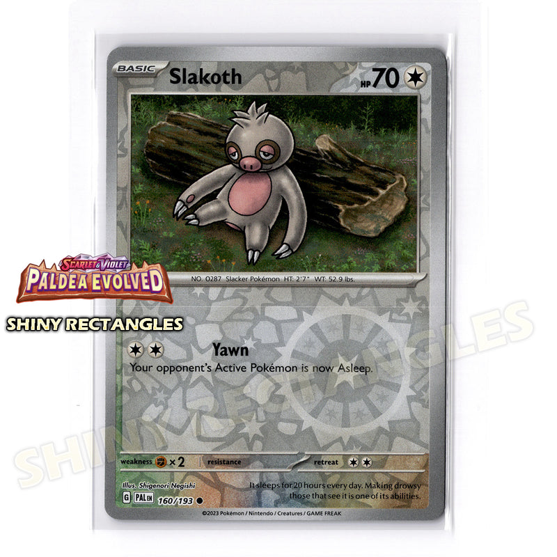 160/193 - Slakoth - Reverse Holo