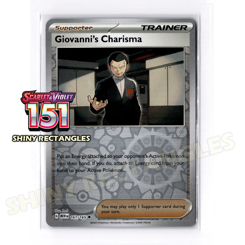 161/165 - Giovanni's Charisma - Reverse Holo