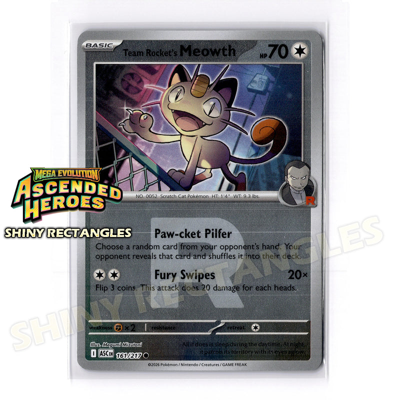 161/217 - Team Rocket's Meowth - Team Rocket