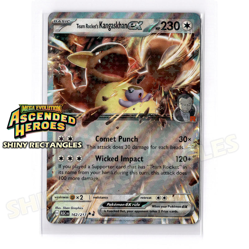 162/217 - Team Rocket's Kangaskhan EX - Holofoil