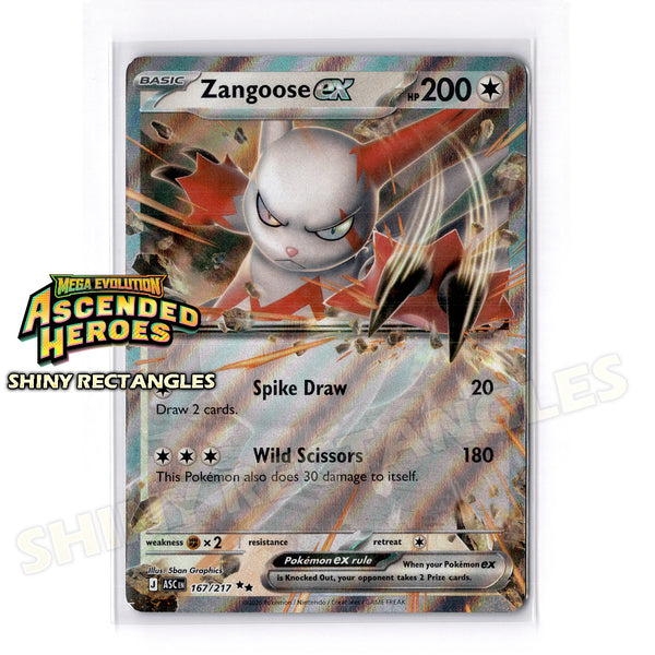 167/217 - Zangoose EX - Holofoil