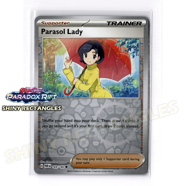 169/182 - Parasol Lady - Reverse Holo