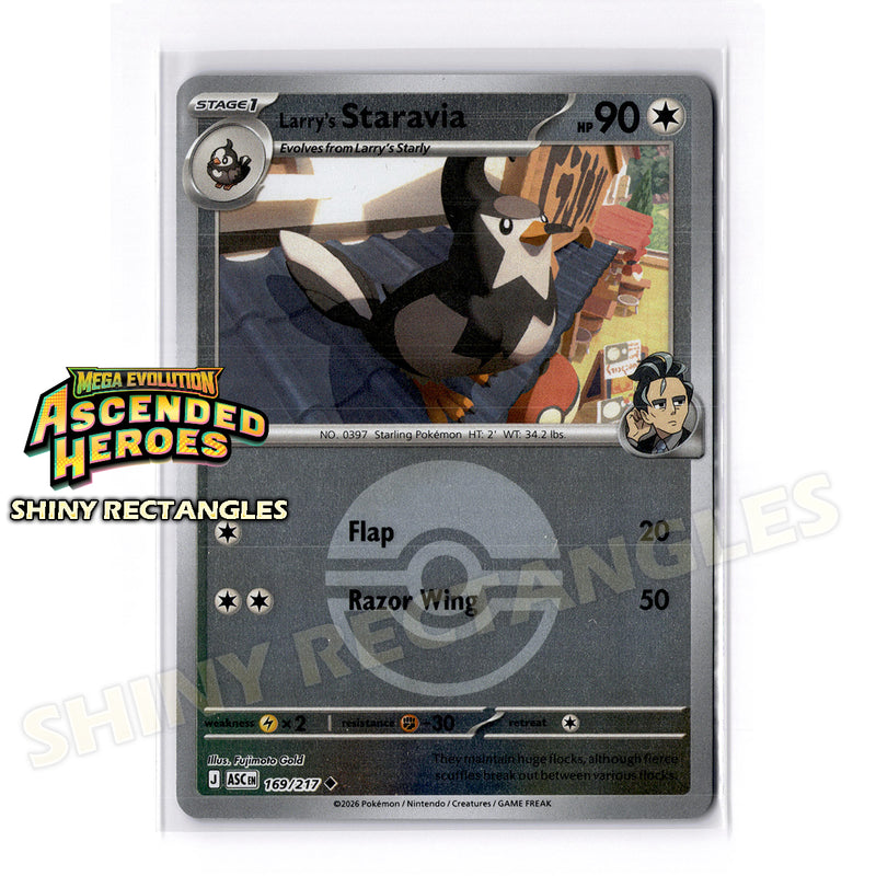 169/217 - Larry's Staravia - Poke Ball