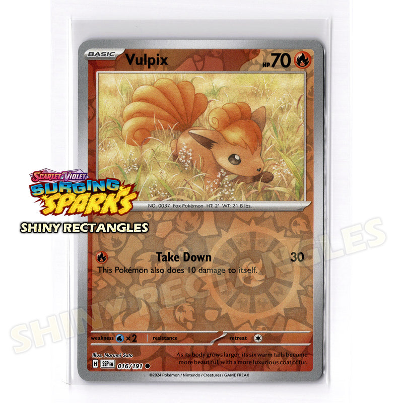 016/191 - Vulpix - Reverse Holo