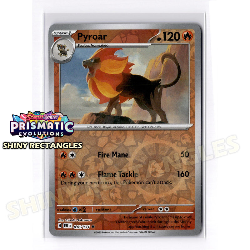 016/131 - Pyroar - Reverse Holo