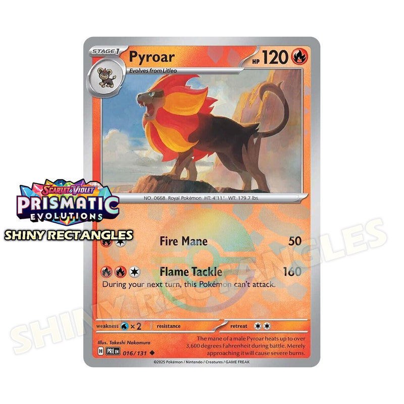 016/131 - Pyroar - Poke Ball