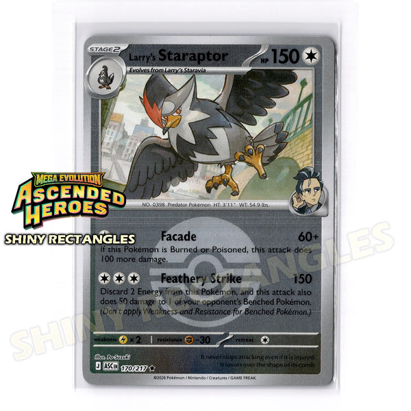 170/217 - Larry's Staraptor - Poke Ball