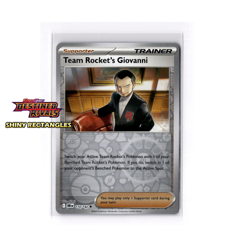 174/182 - Team Rocket's Giovanni - Reverse Holo
