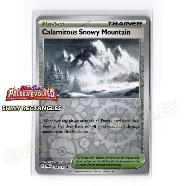 174/193 - Calamitous Snowy Mountain - Reverse Holo