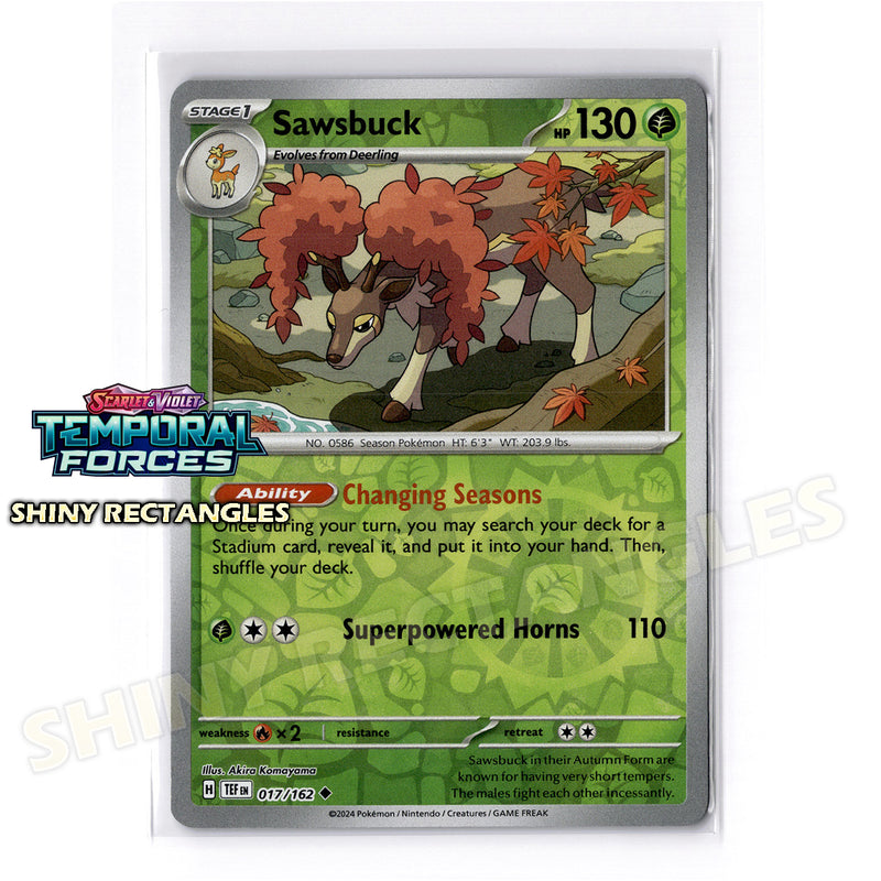 017/162 - Sawsbuck - Reverse Holo