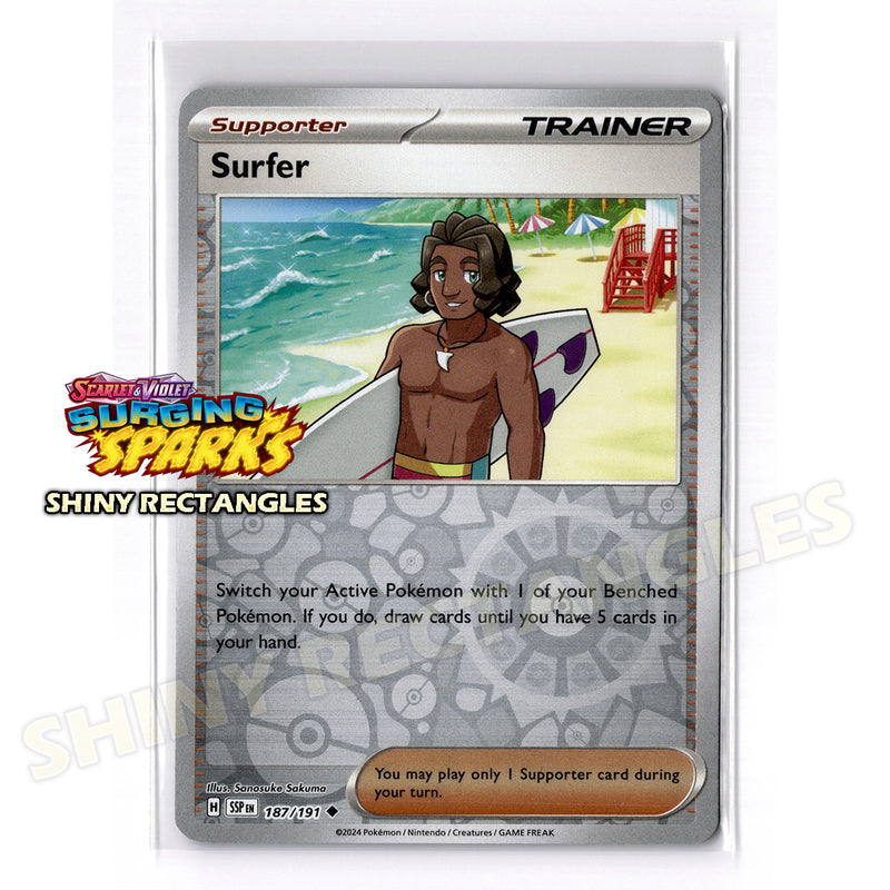 187/191 - Surfer - Reverse Holo