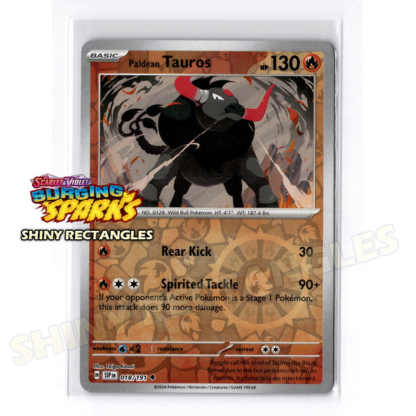 018/191 - Paldean Tauros - Reverse Holo