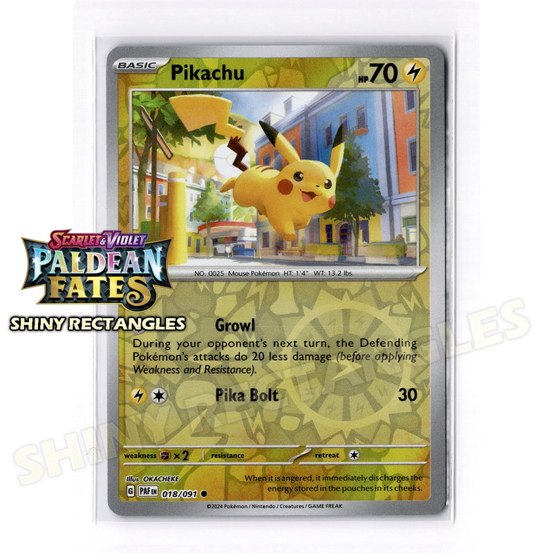 018/091 - Pikachu - Reverse Holo