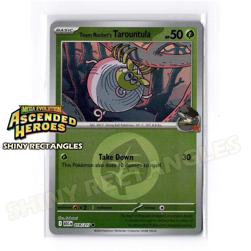 018/217 - Team Rocket's Tarountula - Energy Symbol