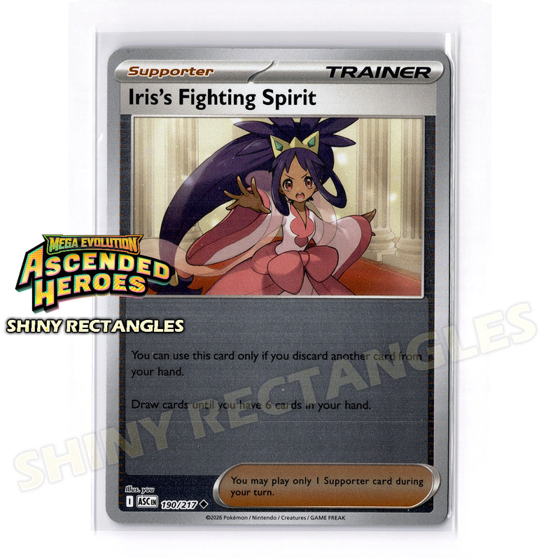 190/217 - Iris's Fighting Spirit - Reverse Holo