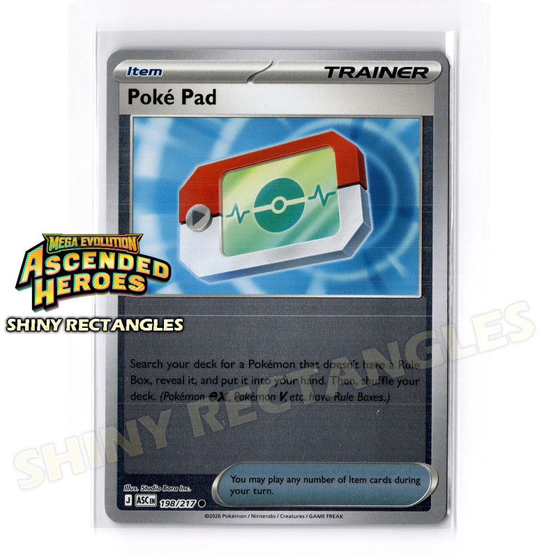 198/217 - Poke Pad - Reverse Holo