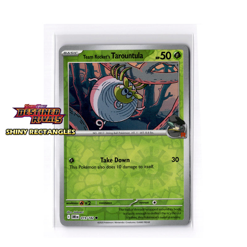019/182 - Team Rocket's Tarountula - Reverse Holo