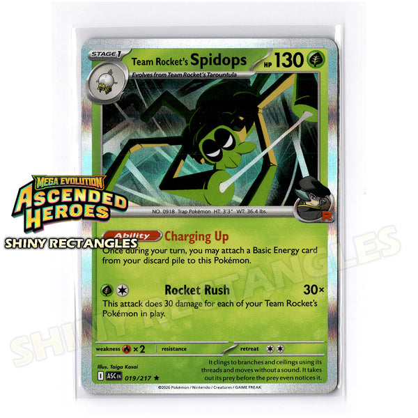 019/217 - Team Rocket's Spidops - Holofoil
