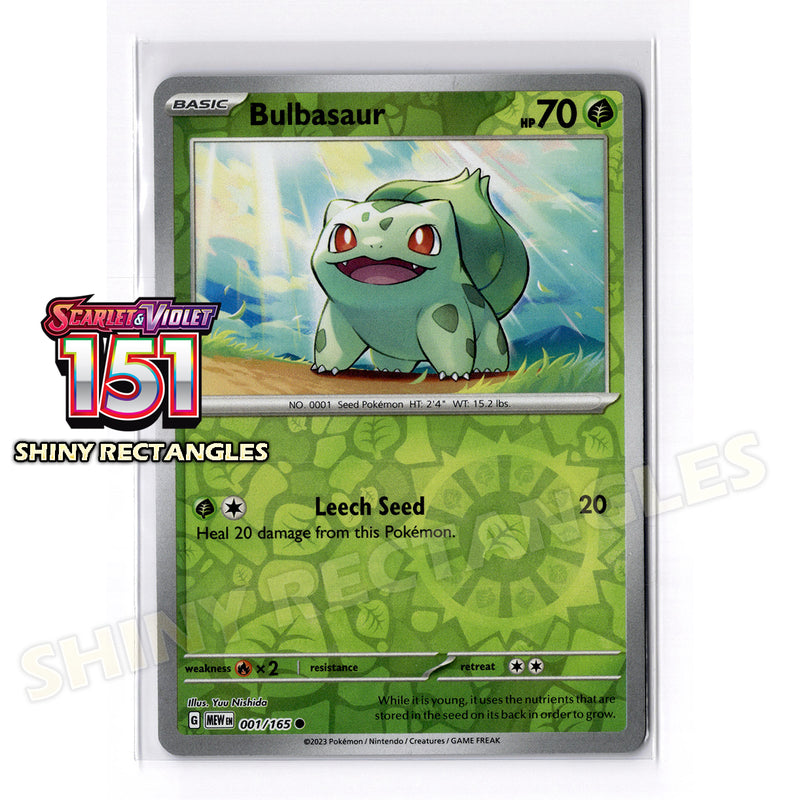 001/165 - Bulbasaur - Reverse Holo