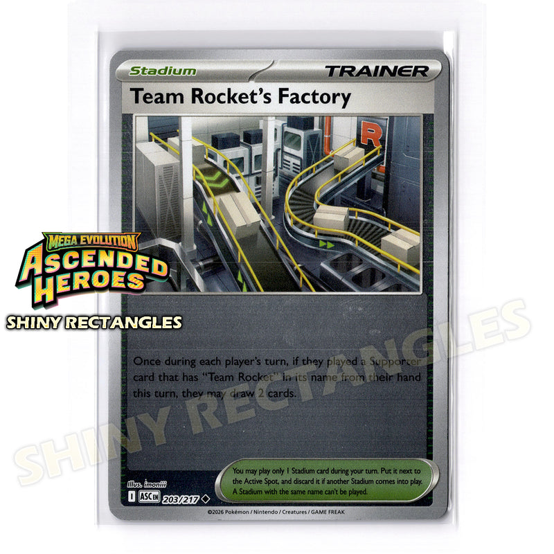 203/217 - Team Rocket's Factory - Reverse Holo