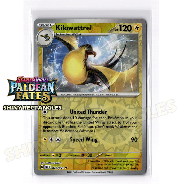 022/091 - Kilowattrel - Reverse Holo