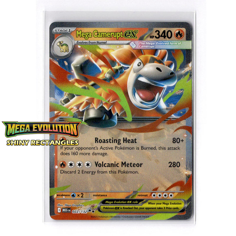 022/132 - Mega Camerupt EX - Holofoil