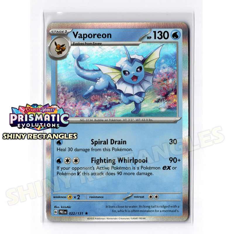 022/131 - Vaporeon - Holofoil